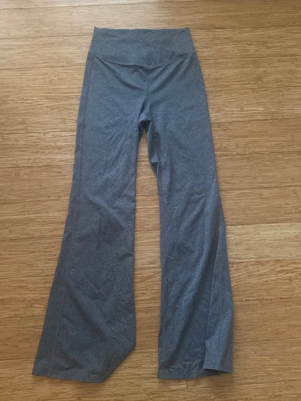 Gap Girls' High-Waist Gray Flared Leggings